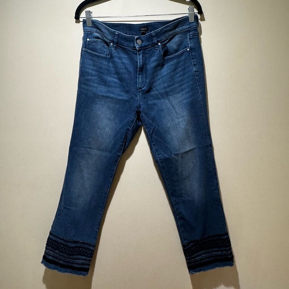 Ann Taylor Factory Stitched Hem Jeans - Picture 2 of 12